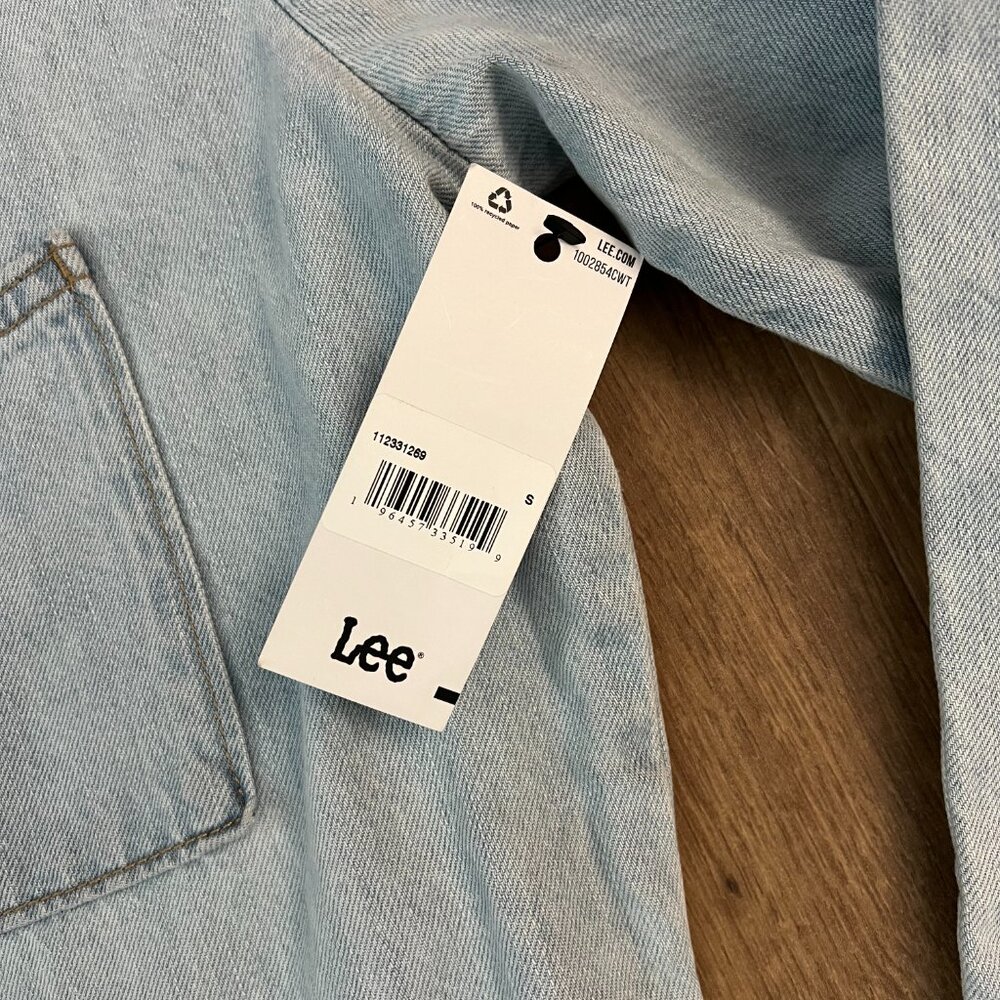 NEW Lee Union Alls Denim Coveralls Utility Jumpsuit Light Wash Sz S - Picture 8 of 16